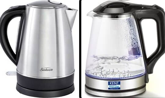 Stainless Steel vs Glass Electric Kettle
