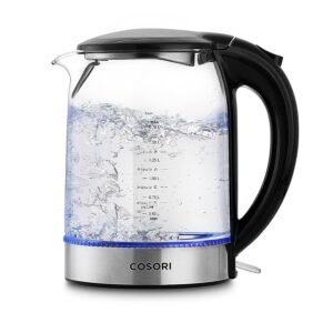 Glass Electric Kettle Hot Water Cordless