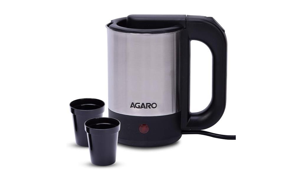 agaro stainless steel electric kettle