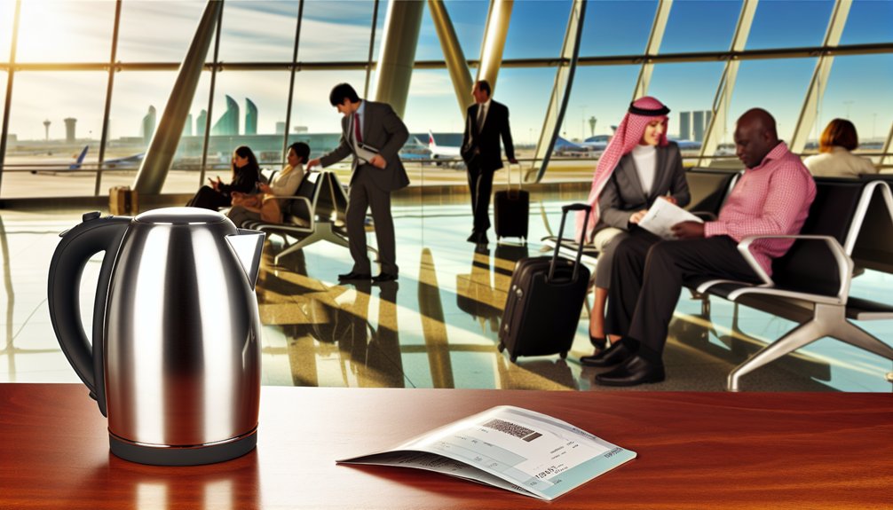 airline electric kettle regulations