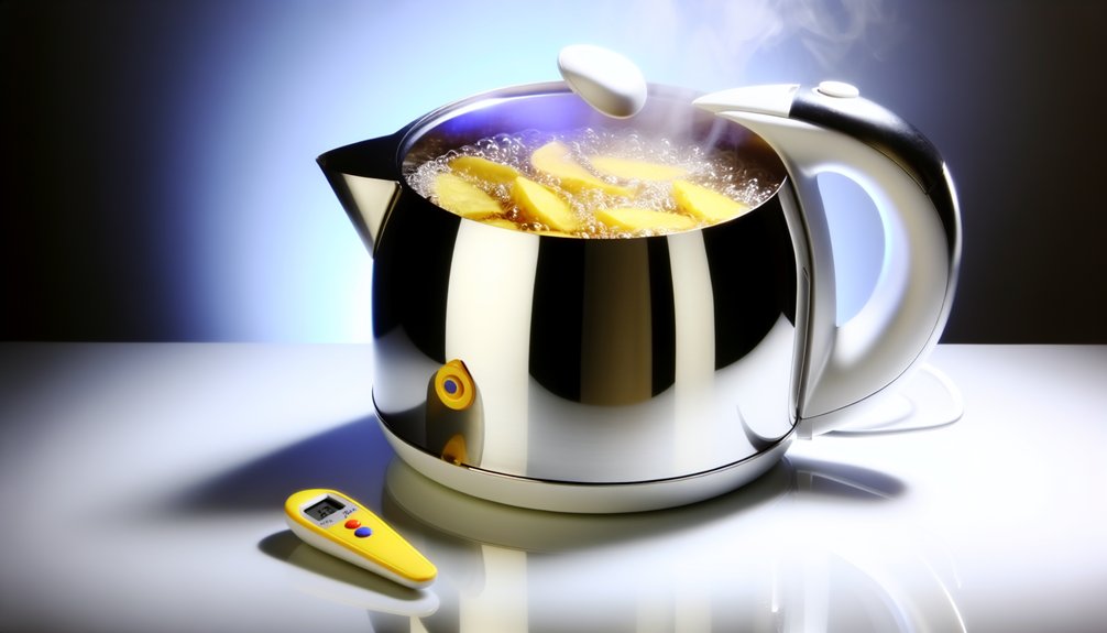 frying temperature and oil
