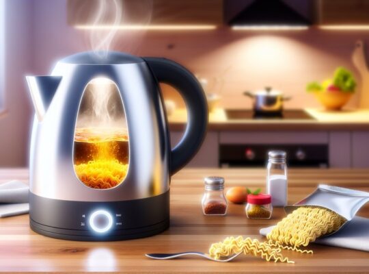 making maggi in kettle