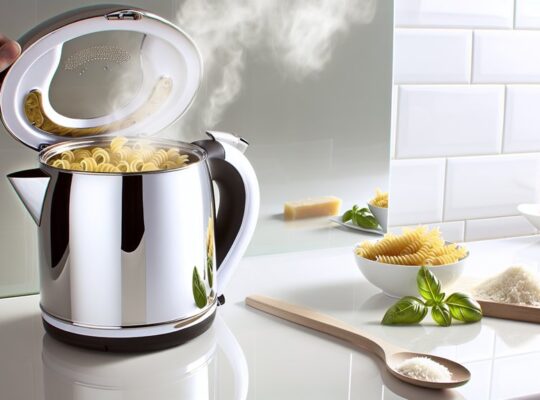cooking pasta using electric kettle method
