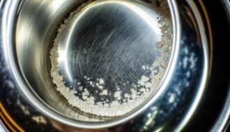 kettle white mineral deposits buildup