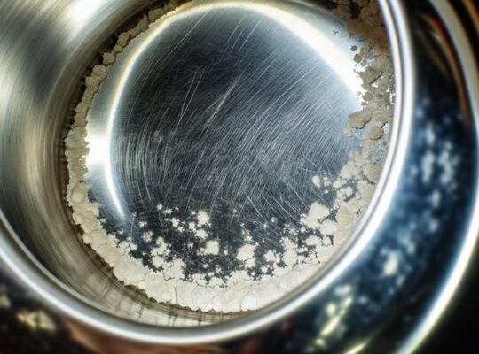kettle white mineral deposits buildup