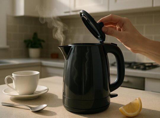 plastic smell from faulty kettle lingering
