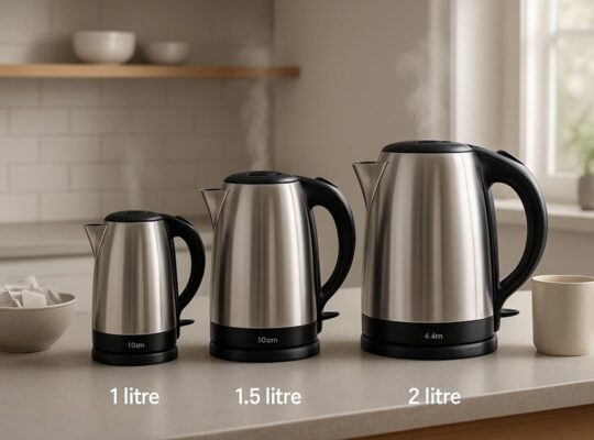 small electric kettle sizes compared 1l 1 5l 2l